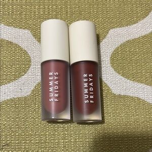 NWOB Summer Fridays Dream Lip Oil in Blush Dreams & Midnight Berry